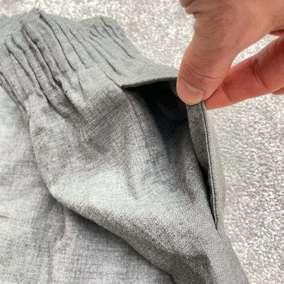 J.Crew Wool Blend Sidewalk Pleated Pencil Skirt Womens 00 Gray Elastic Pockets - Picture 3 of 10